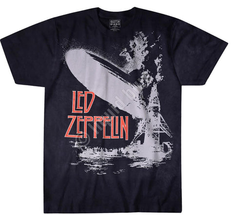 Liquid LED ZEPPELIN Exploding Zeppelins T-shirt