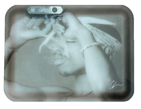 Chi Modu California Love x Glowtray Illuminated Rolling Tray