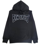 Rawyalty Black Chenille Hoodie