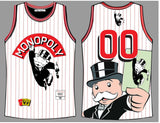 Headgear MONOPOLY WHITE BASKETBALL JERSEY