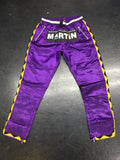 Headgear purple martini varsity satin pant