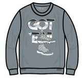 Retro label 11s cool grey got em crewneck